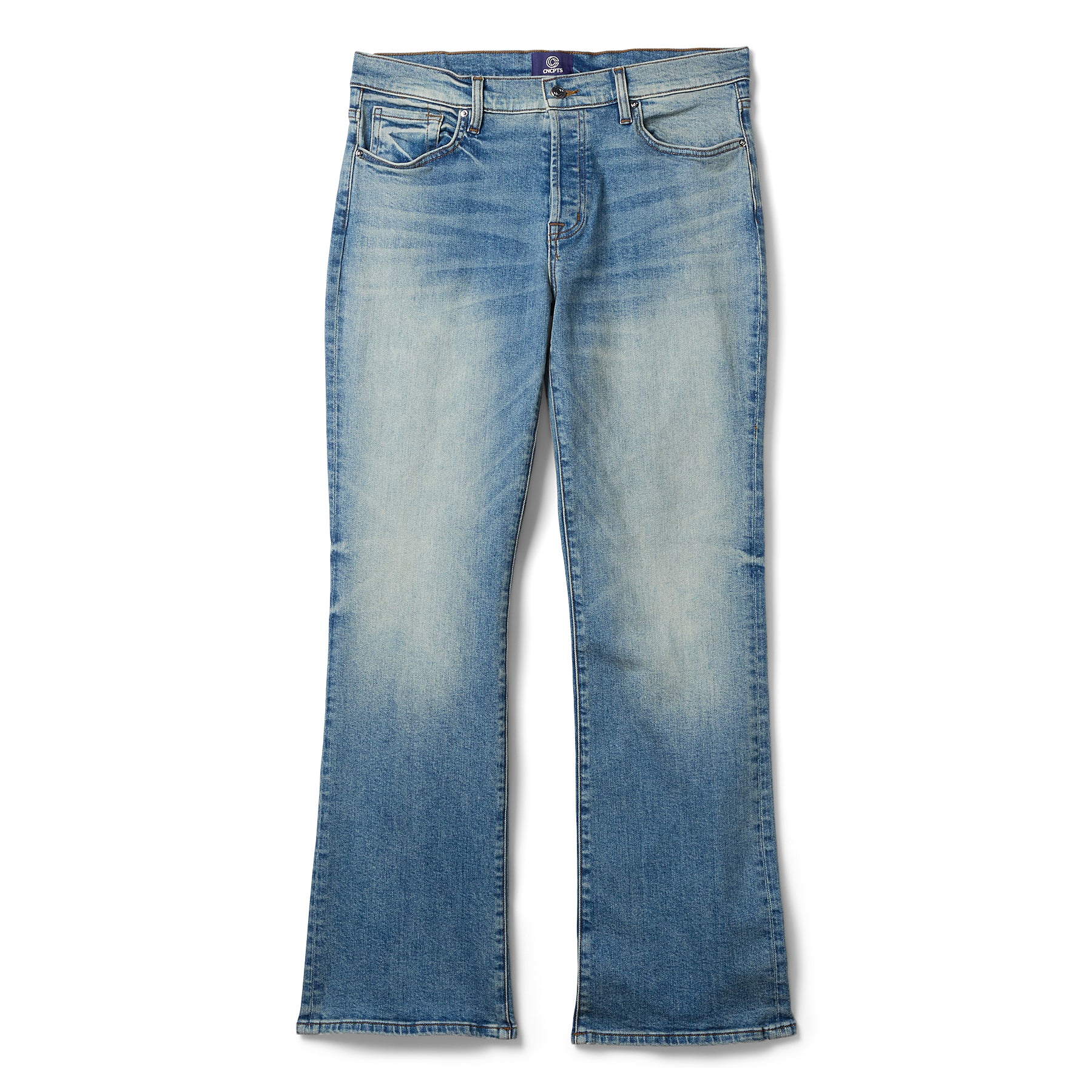 CNCPTS Indigo Wash Bootcut Denim Pant (Indigo)