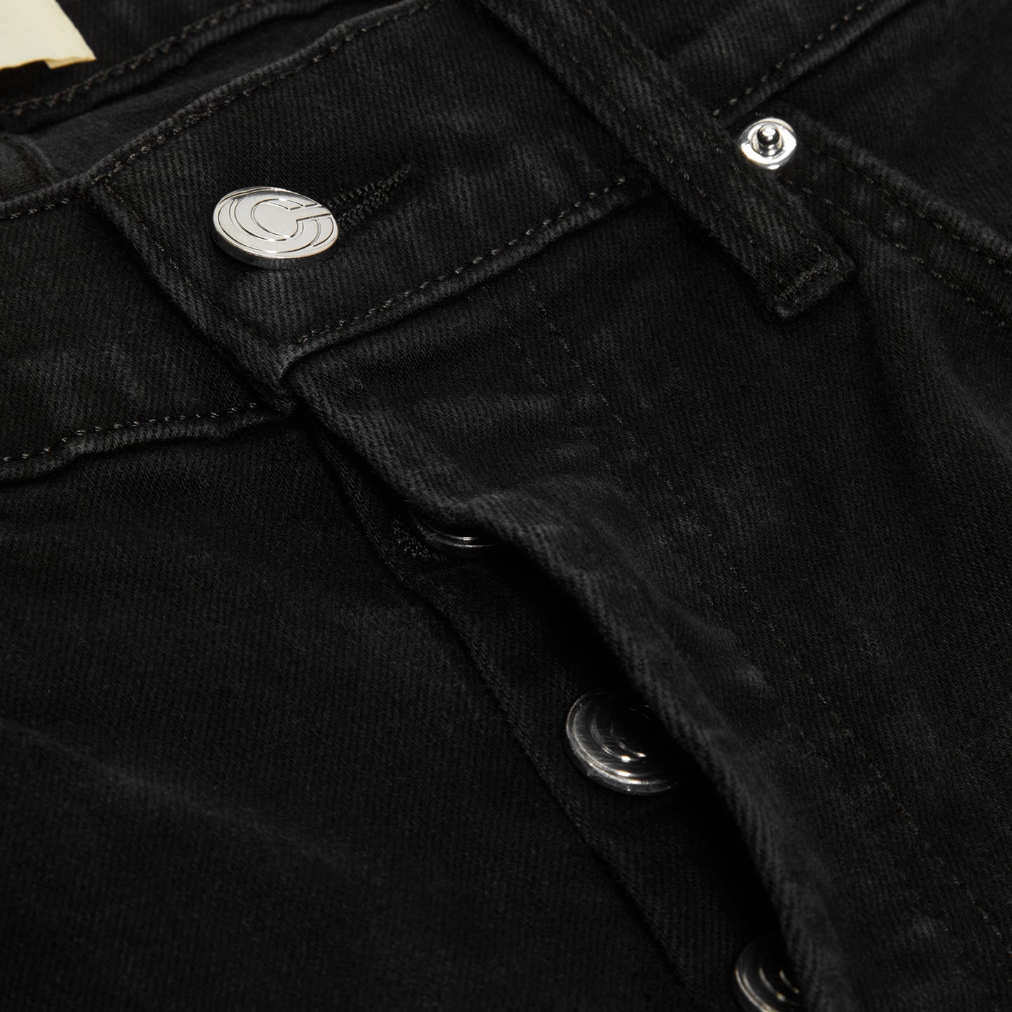 CNCPTS Washed Black Straight Denim (Black)