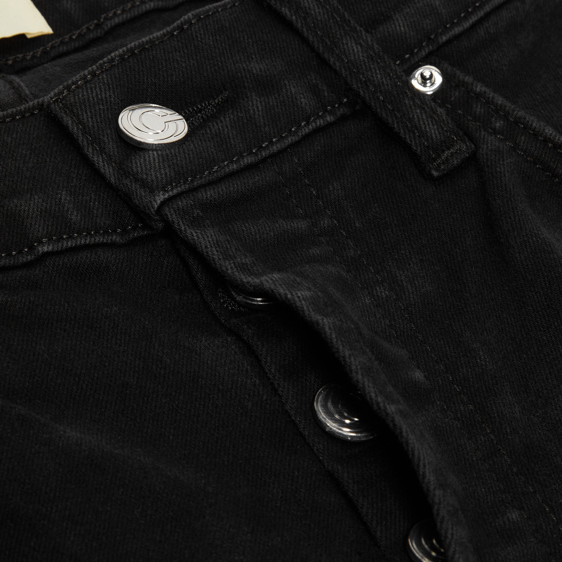 CNCPTS Washed Black Straight Denim (Black)
