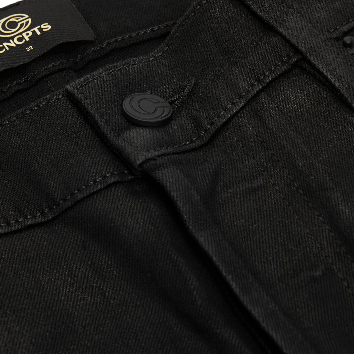 CNCPTS Coated Denim (Black)