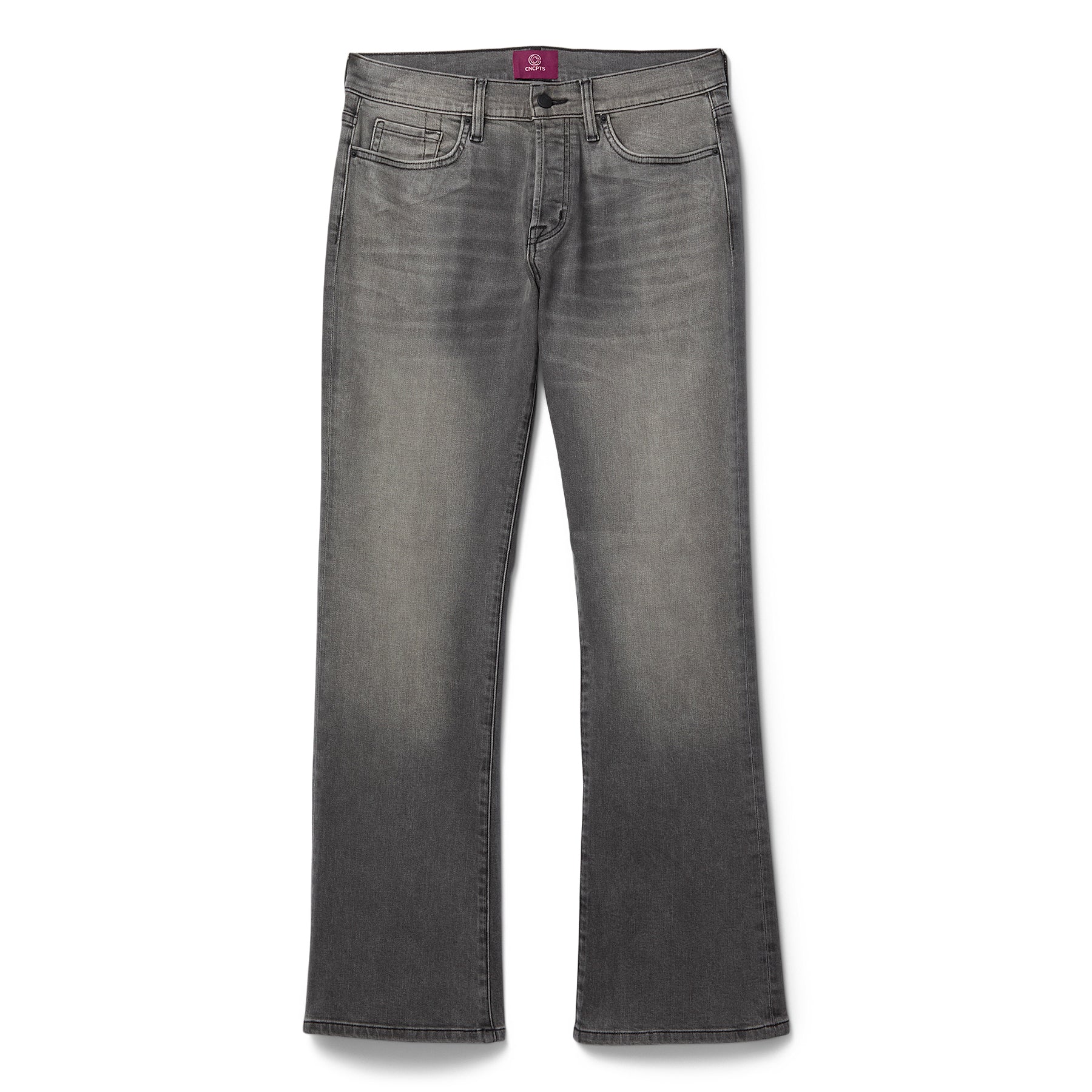 CNCPTS Coated Bootcut Denim (Grey)