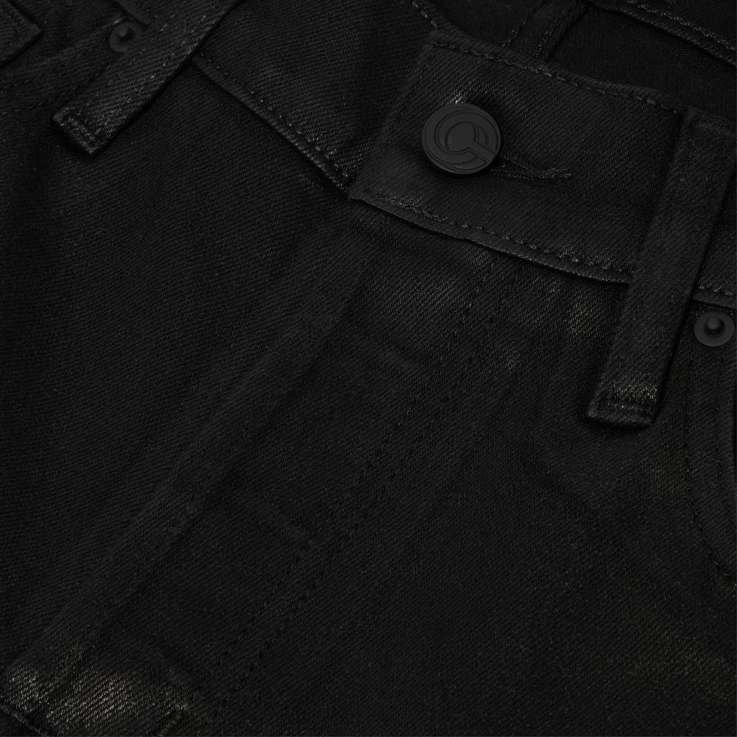 CNCPTS Coated Bootcut Denim (Black)