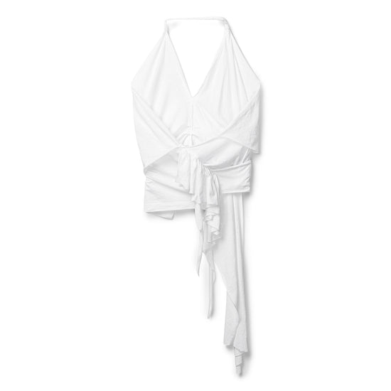 Dsquared2 Jersey Halter Top (White)