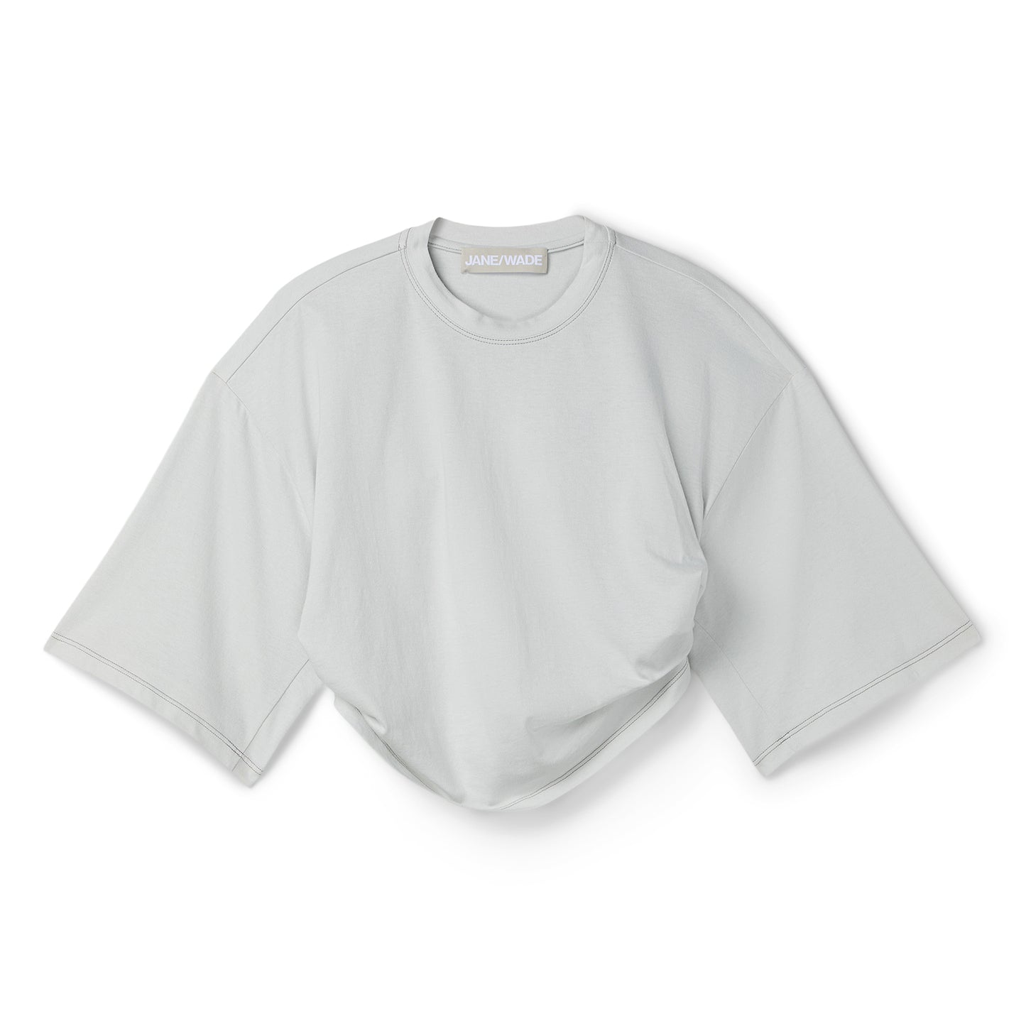 Jane Wade Flip Drape T-Shirt (Smoke)