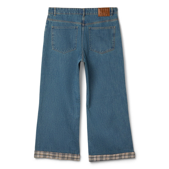 CARNAN Embroidered Flared Pants (Black)