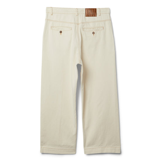 CARNAN Creased Denim Pants (Off White)