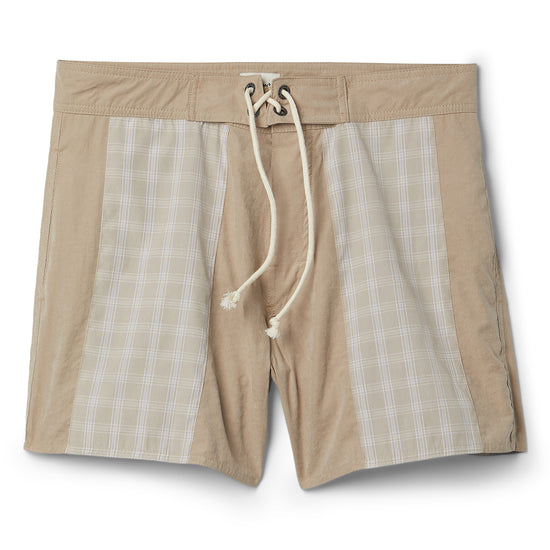 CARNAN Beige Overlay Boardshorts (Beige)