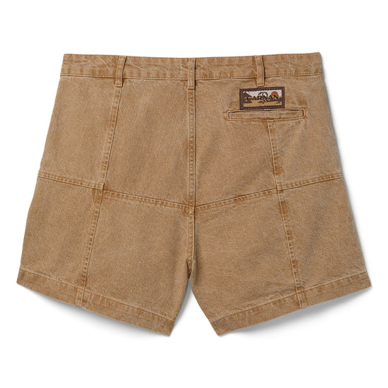 CARNAN Beige Checkerboard Shorts (Beige)