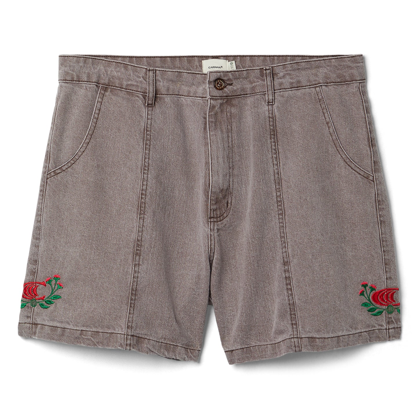 CARNAN Clipping Twill Shorts (Burgundy)
