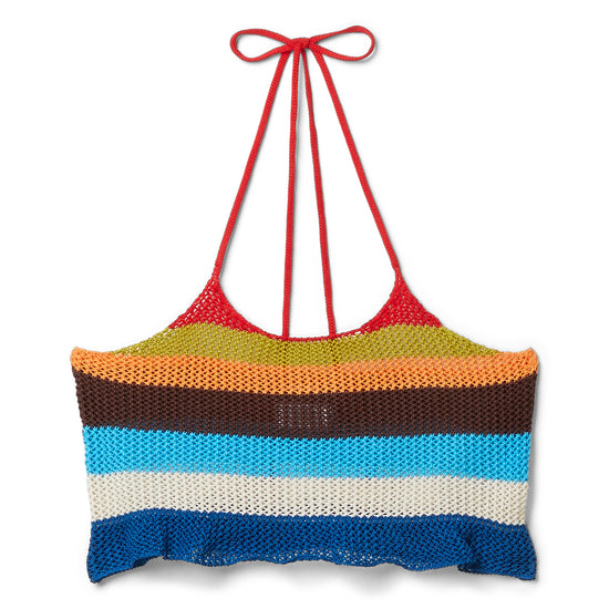 Dsquared2 Knit Halter Neck Top (Multicolor Stripes)