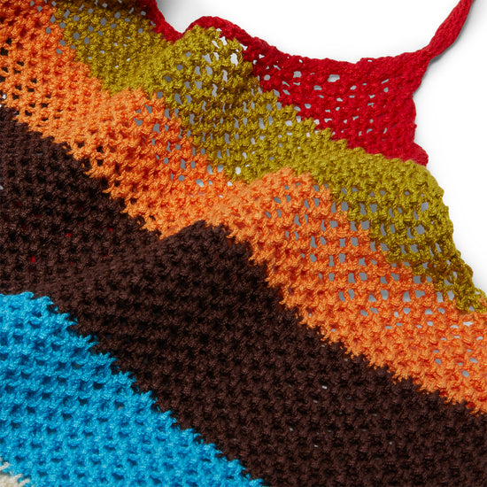 Dsquared2 Knit Halter Neck Top (Multicolor Stripes)