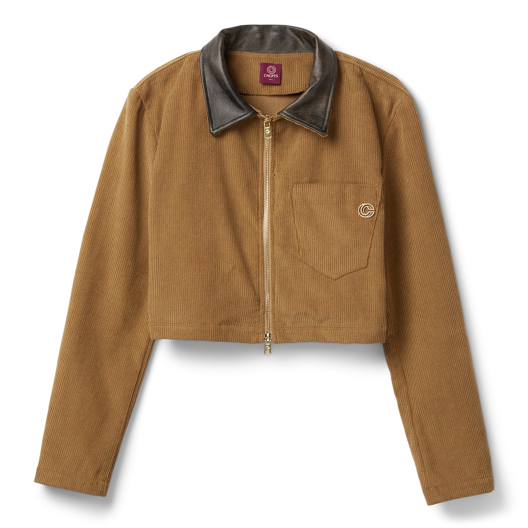 CNCPTS Corduroy Zip Jacket (Camel)