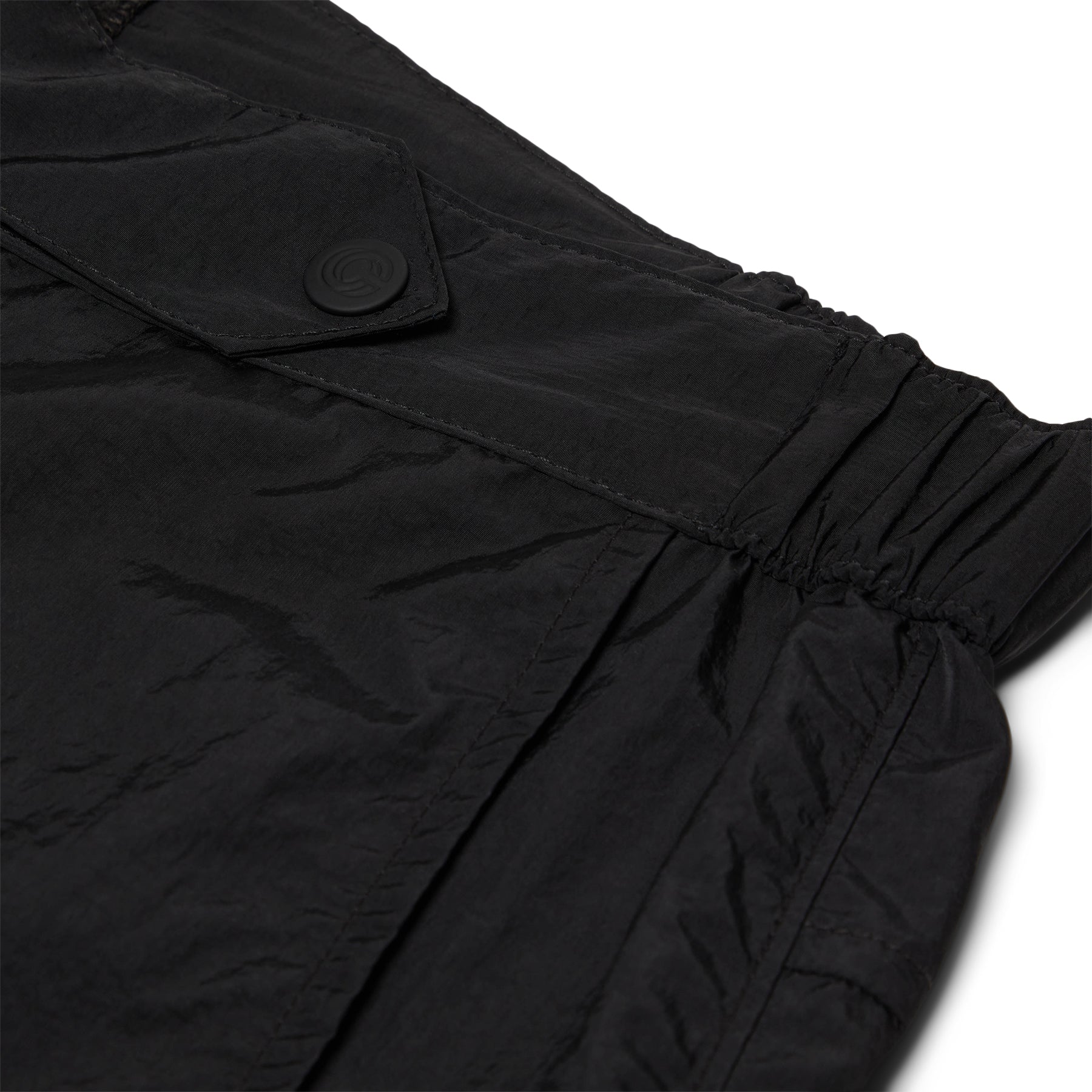 CNCPTS Nylon Side Zip Wind Pant (Black/Pale Green)
