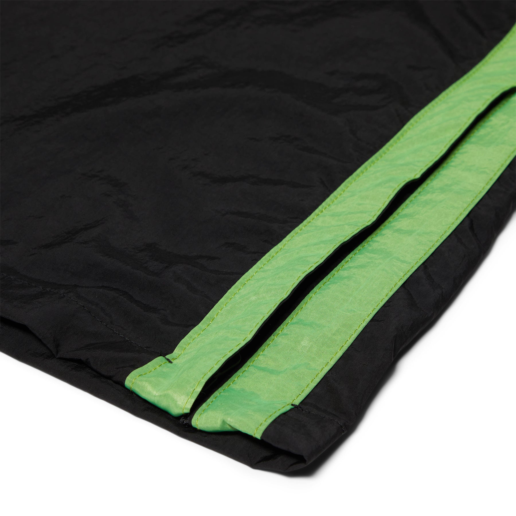 CNCPTS Nylon Side Zip Wind Pant (Black/Pale Green)
