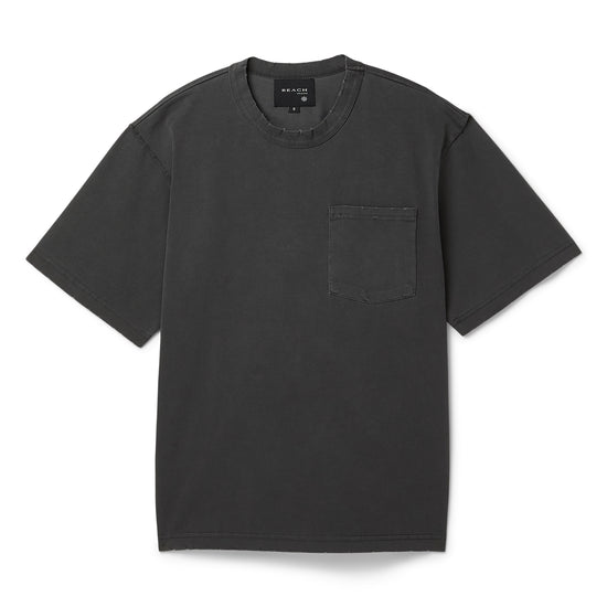 Beach Brains Pocket Tee (Charcoal)