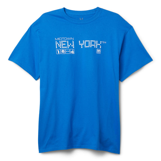 Midtown NYC Dot Logo Tee (Blue)