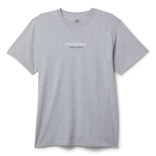 Midtown NYC Spell-out Tee (Grey)