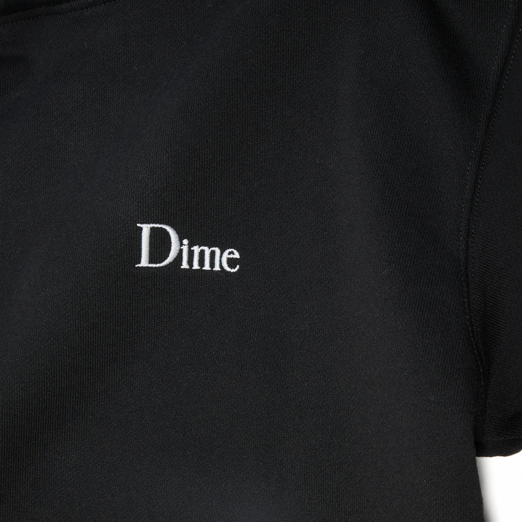 Dime Classic Small Logo Hoodie (Black)