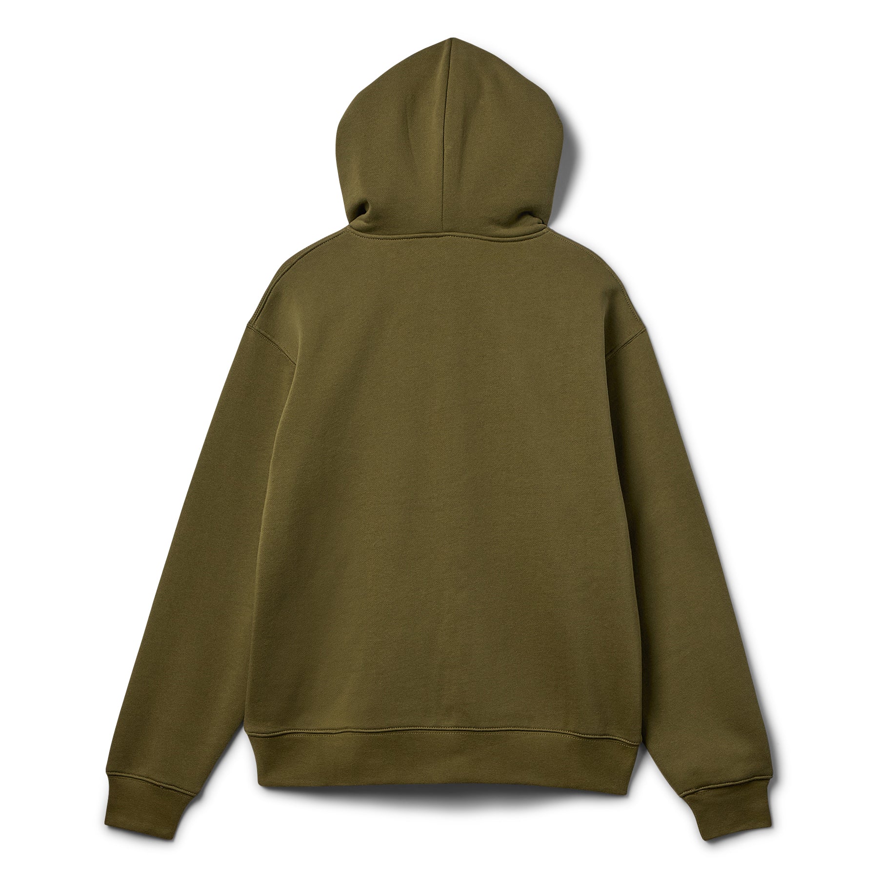 Dime Cursive Zip Hoodie (Dark Olive)
