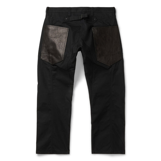 Junya Watanabe Leather Patch Cargo Pant (Black)