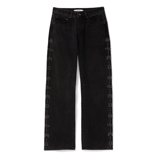 Adidem Asterisks Rivet Jeans (Black)