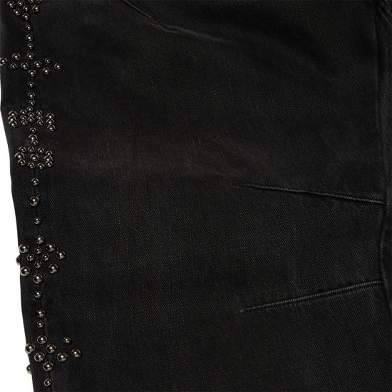 Adidem Asterisks Rivet Jeans (Black)