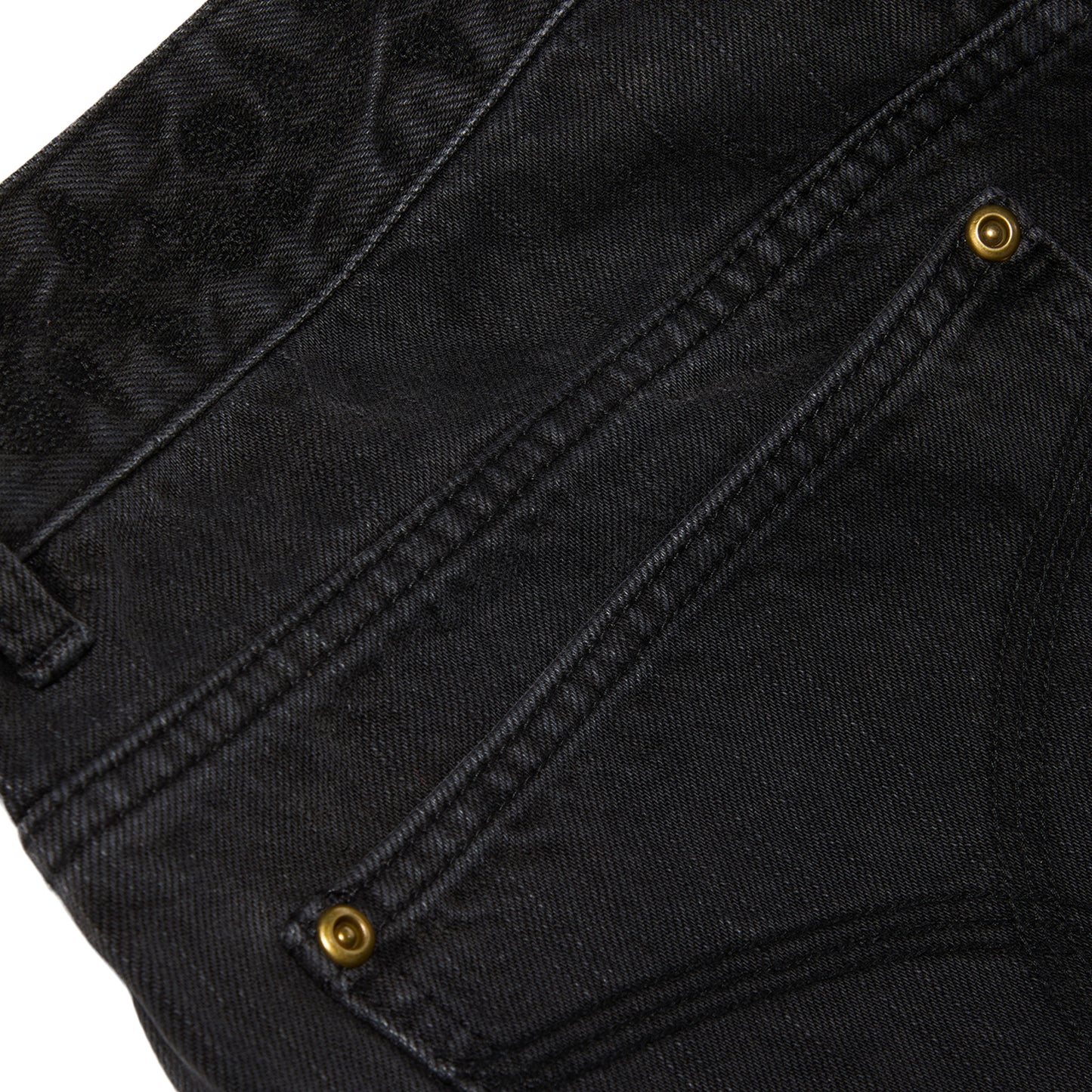 Adidem Asterisks Studded Denim Shorts (Black)