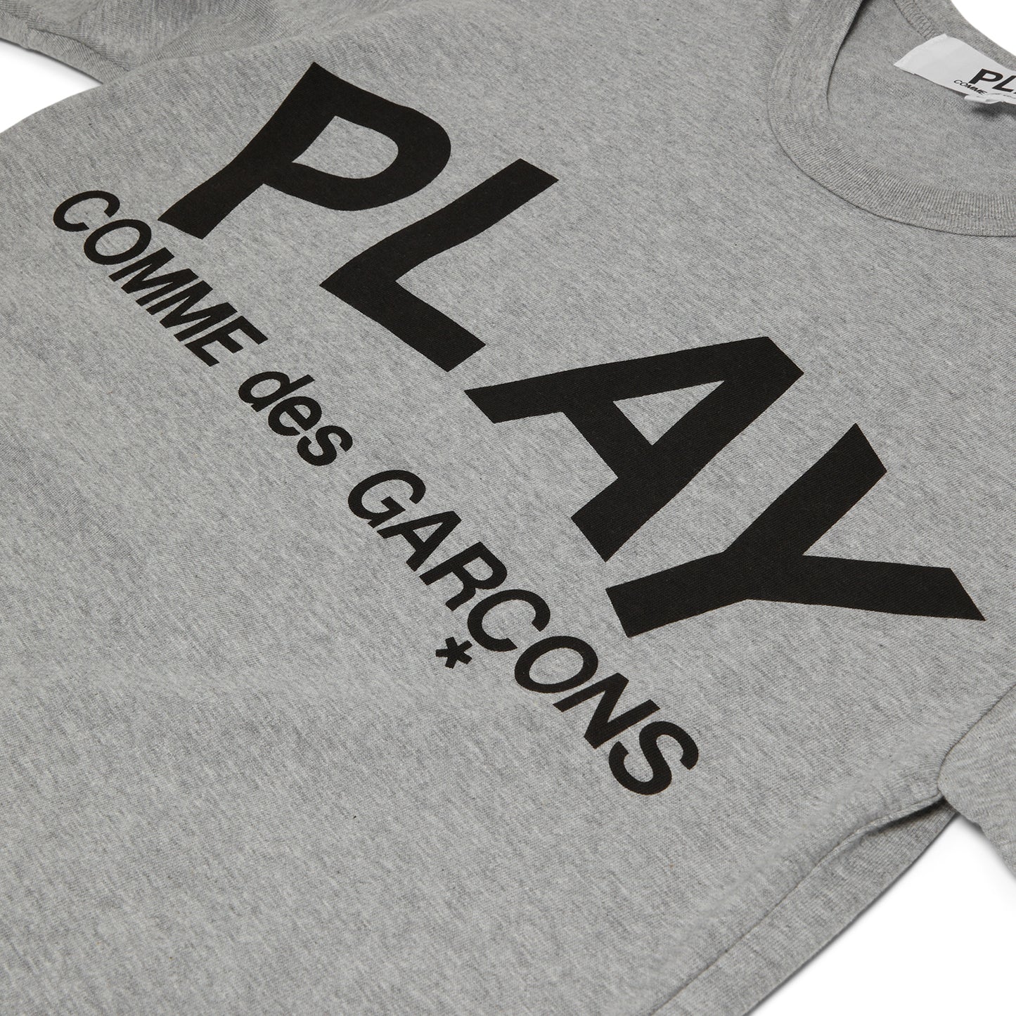 Comme Des Garcons PLAY T-Shirt Short Sleeve Knit (Grey)