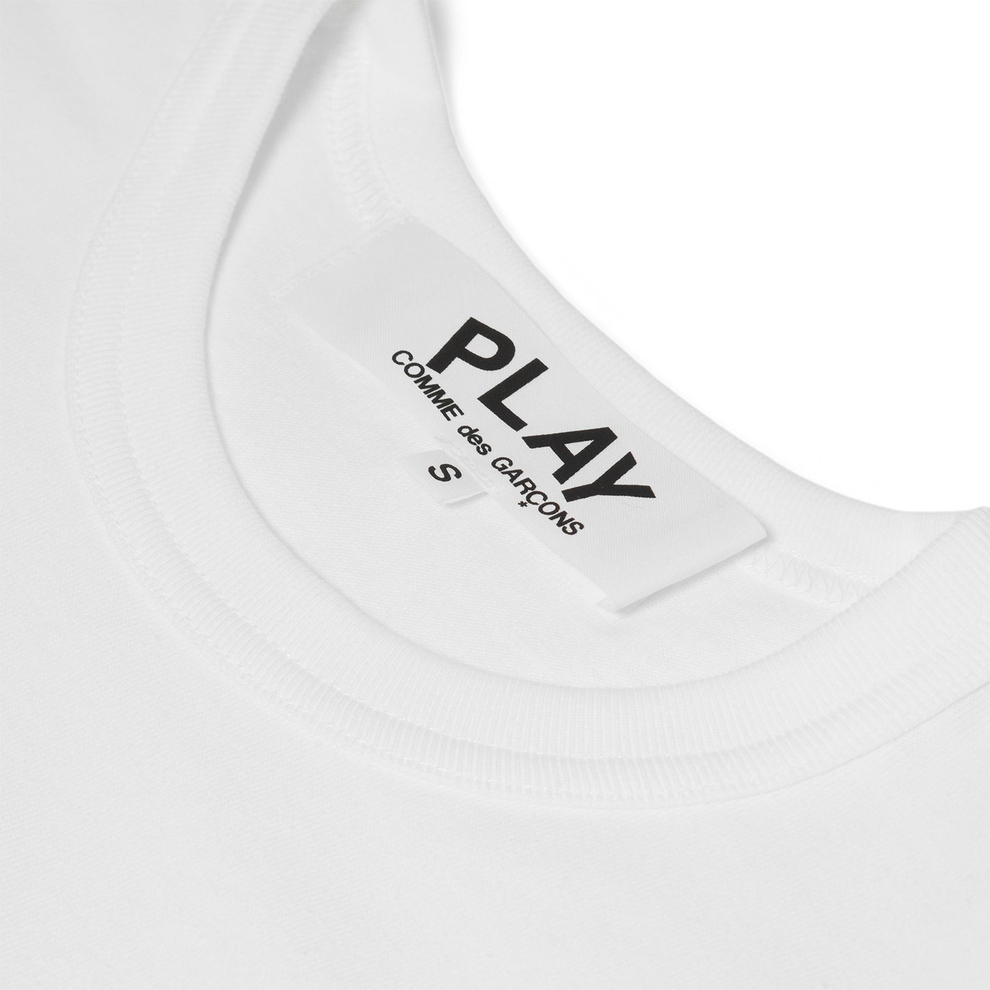 Comme Des Garcons PLAY T-Shirt (White)