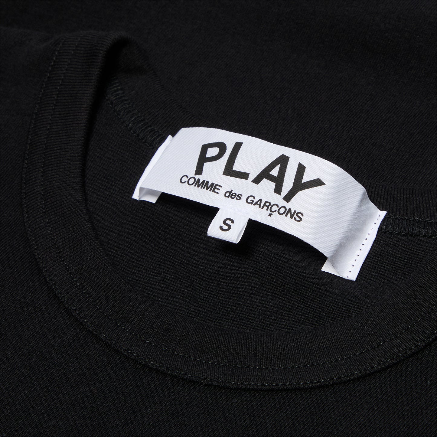 Comme Des Garcons PLAY T-Shirt Short Sleeve Knit (White)