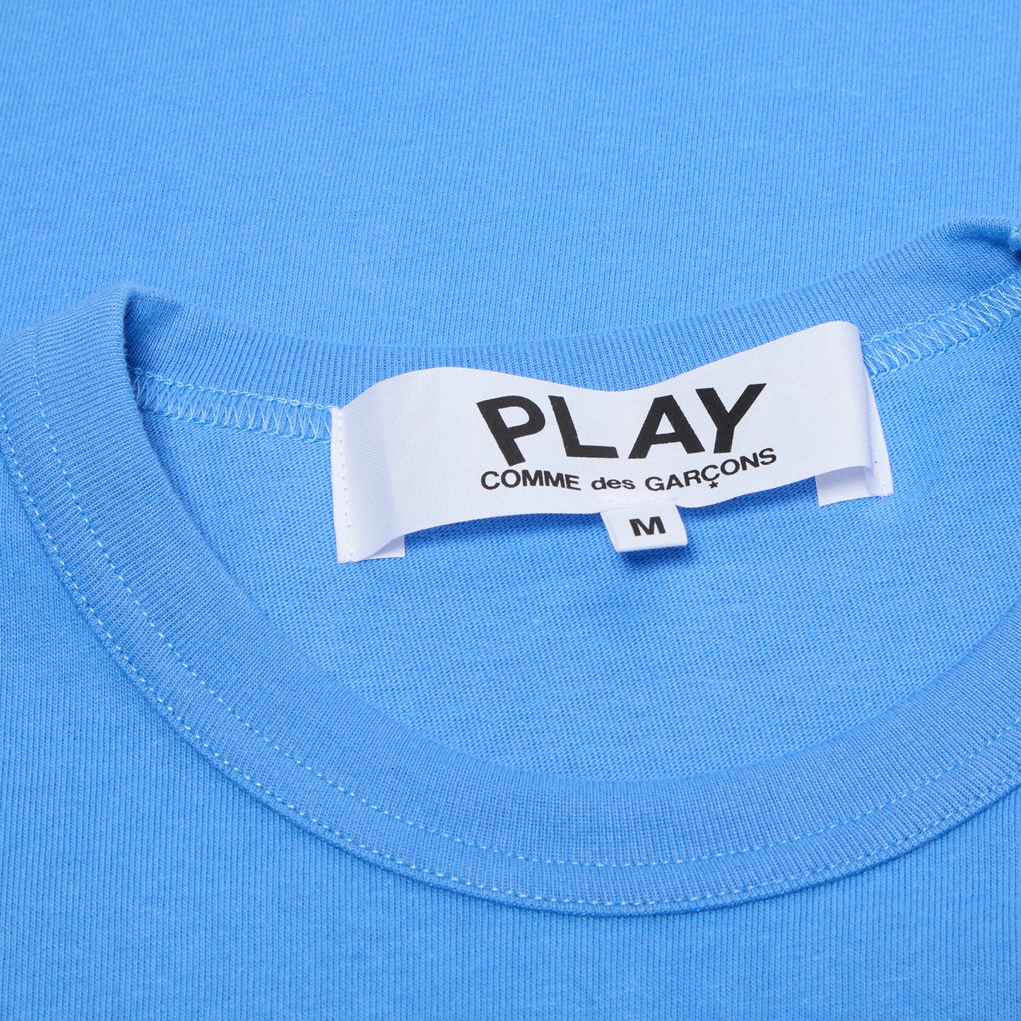 Comme Des Garcons PLAY T-Shirt Short Sleeve Knit (Blue)