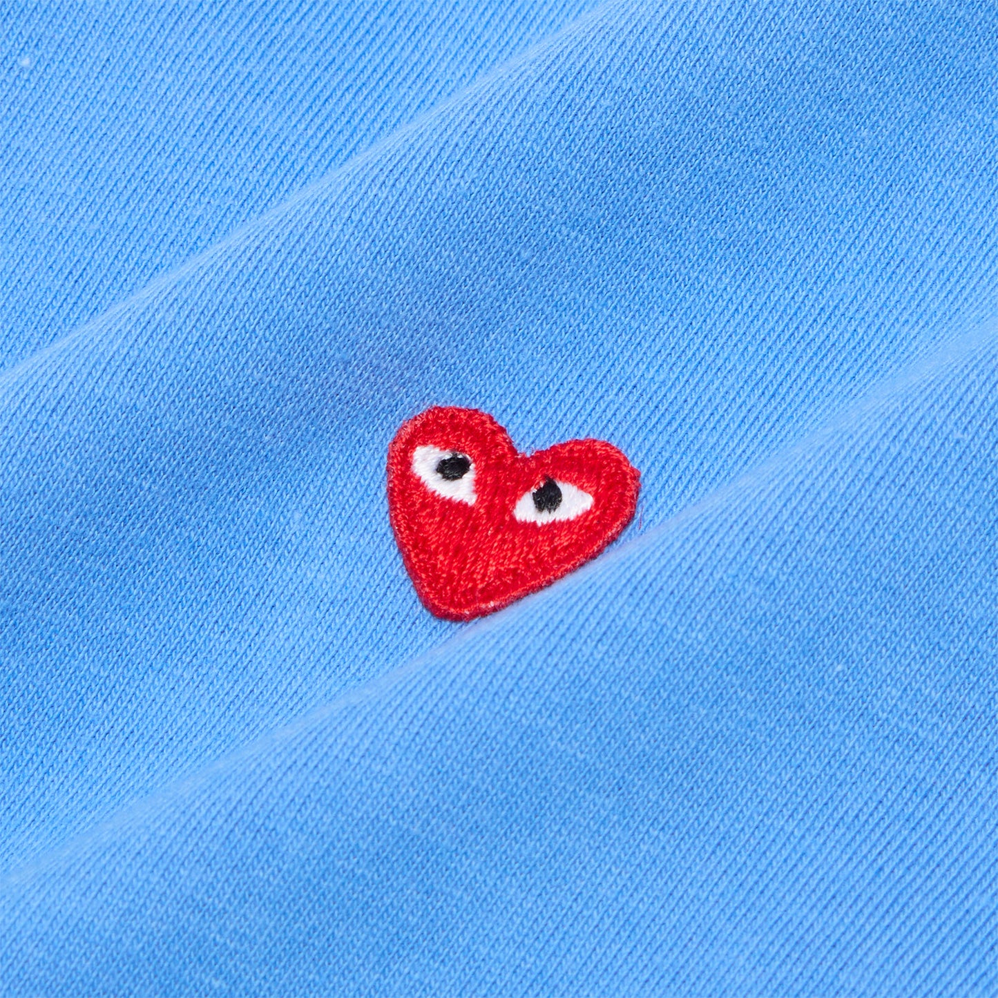 Comme Des Garcons PLAY T-Shirt Short Sleeve Knit (Blue)