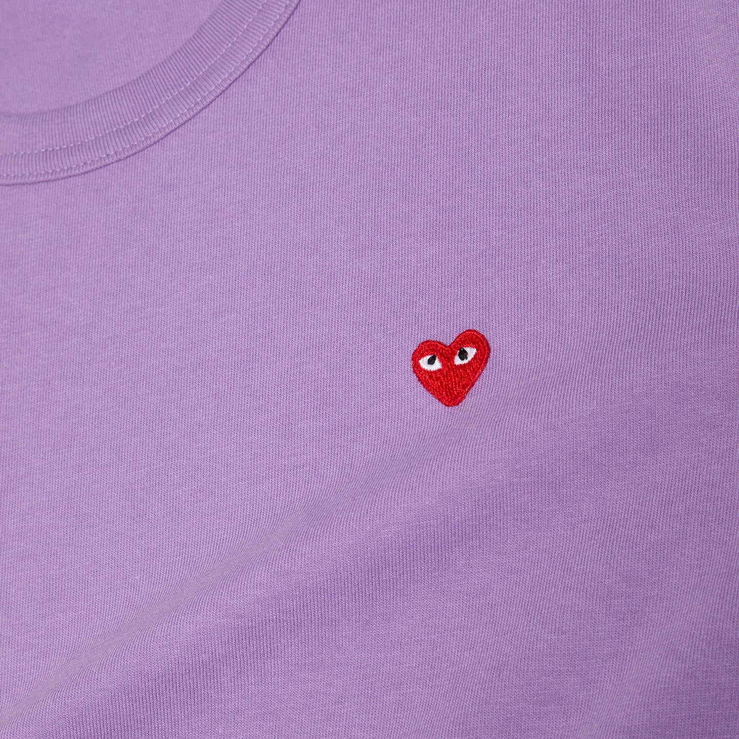Comme Des Garcons PLAY T-Shirt Short Sleeve Knit (Purple)