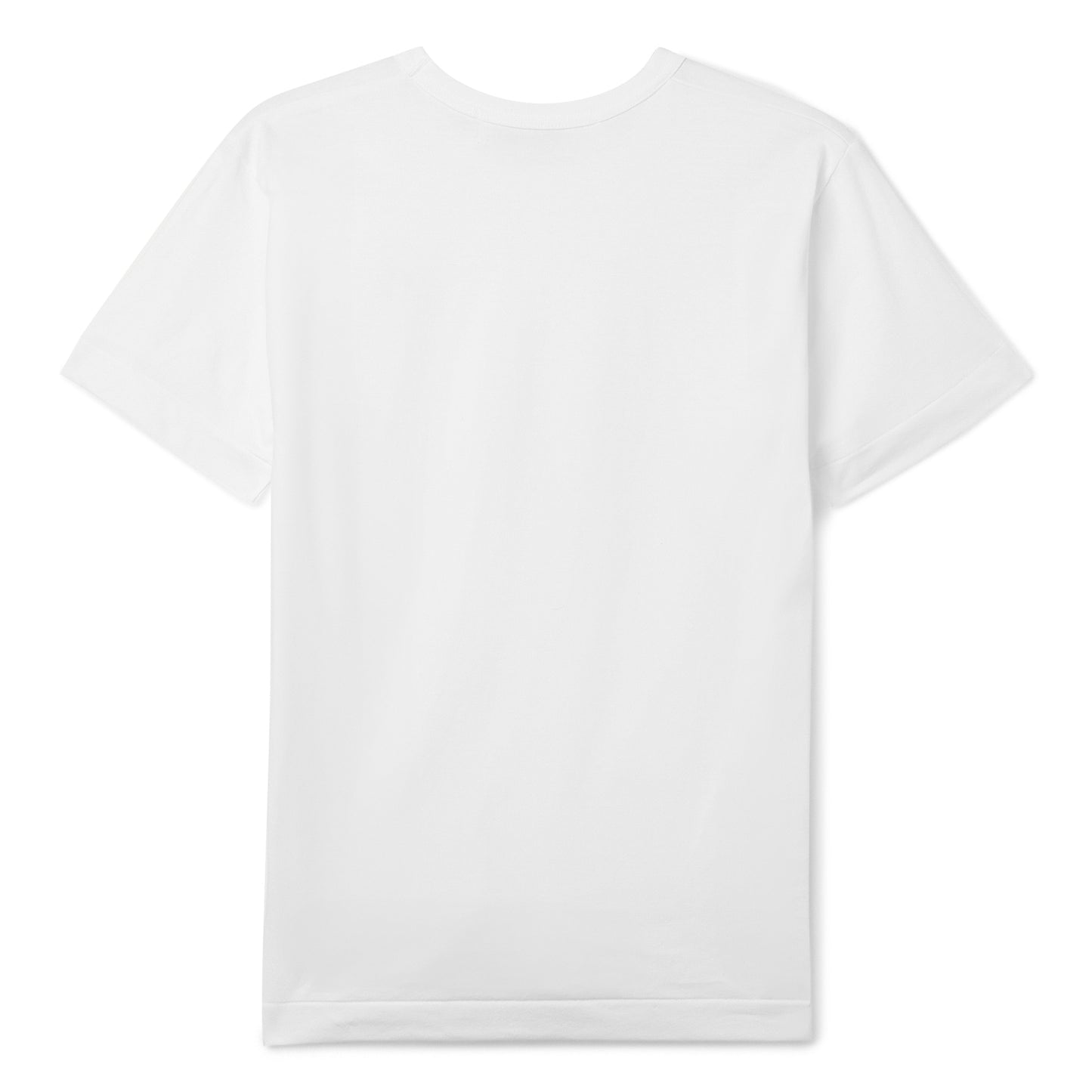 Comme Des Garcons PLAY T-Shirt Small Red Emblem (White)