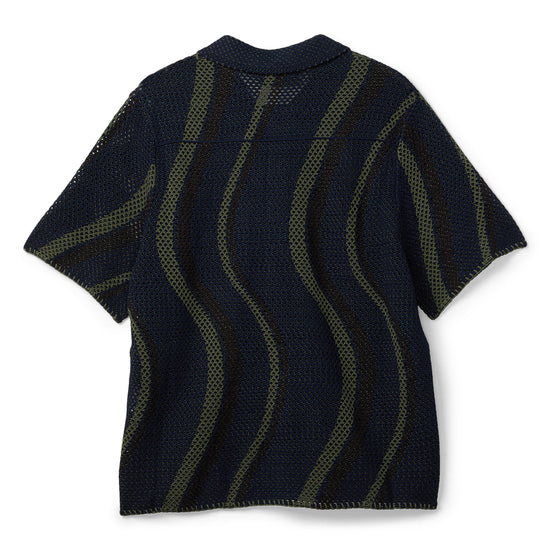 Dime Soleil Button Up Knit (Navy)