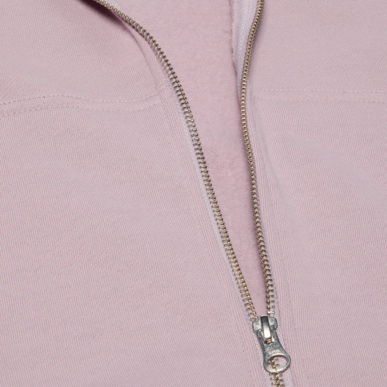 Dime Cursive Small Logo Zip Hoodie (Mauve)