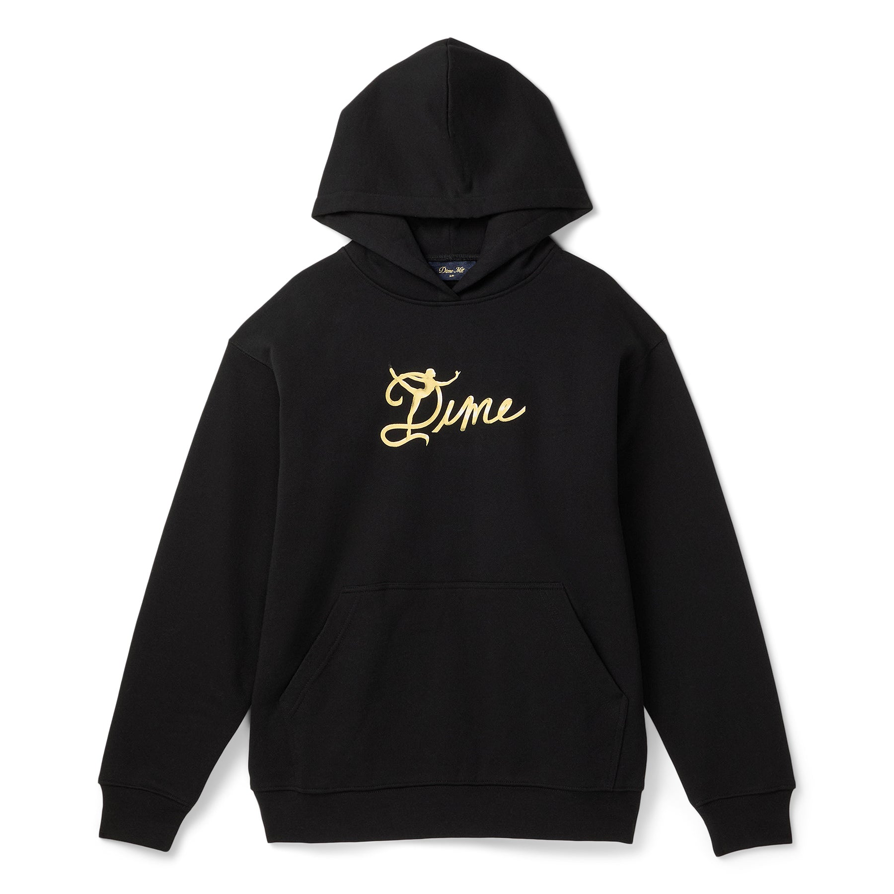 Dime Satin Hoodie (Black)