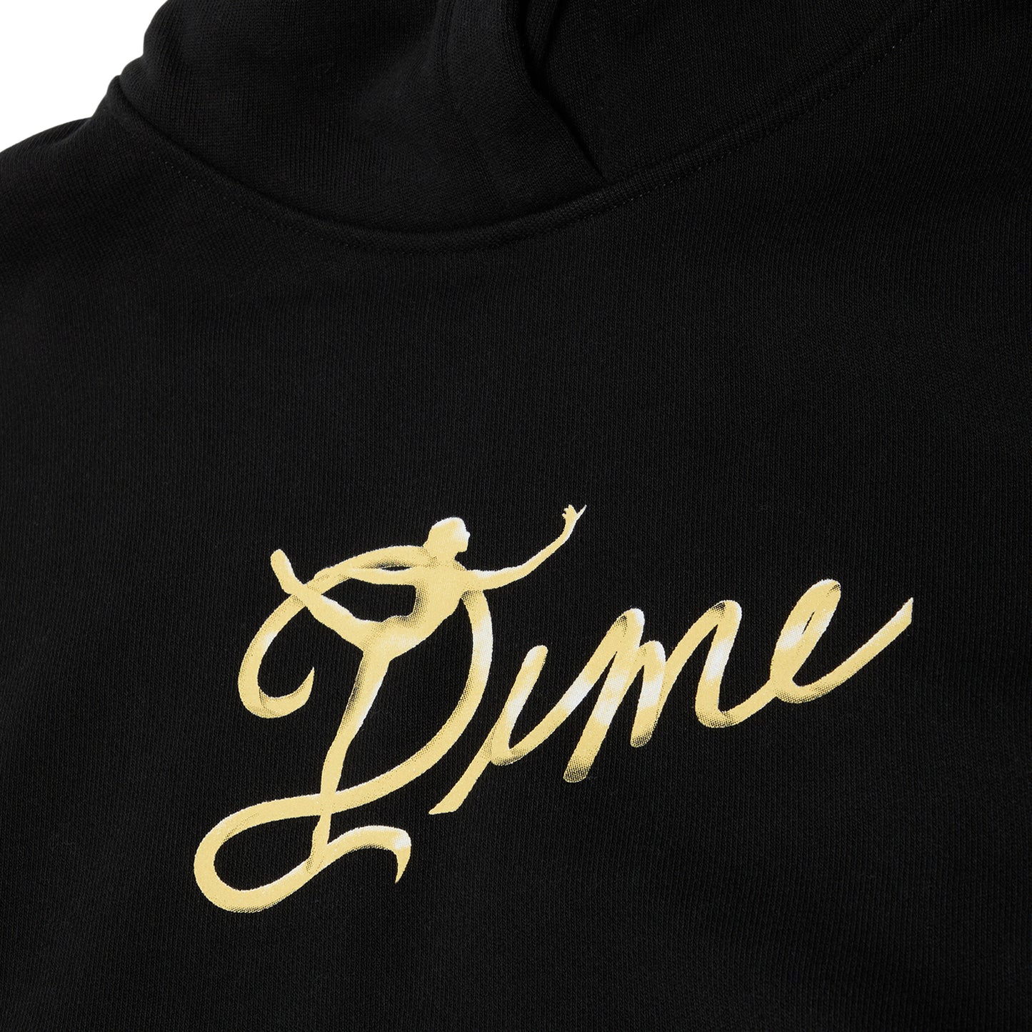 Dime Satin Hoodie (Black)
