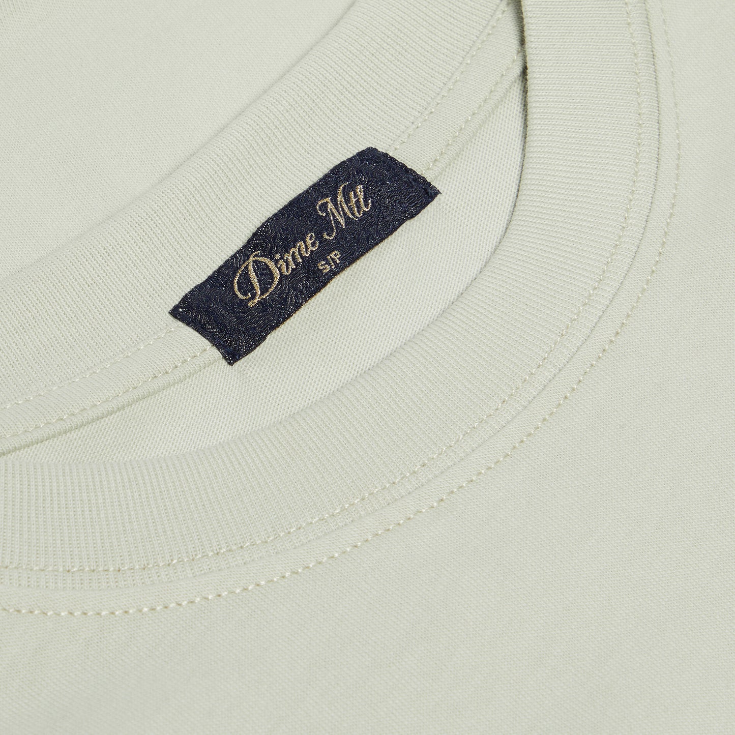 Dime Cursive Small Logo T-Shirt (Charcoal Moss)