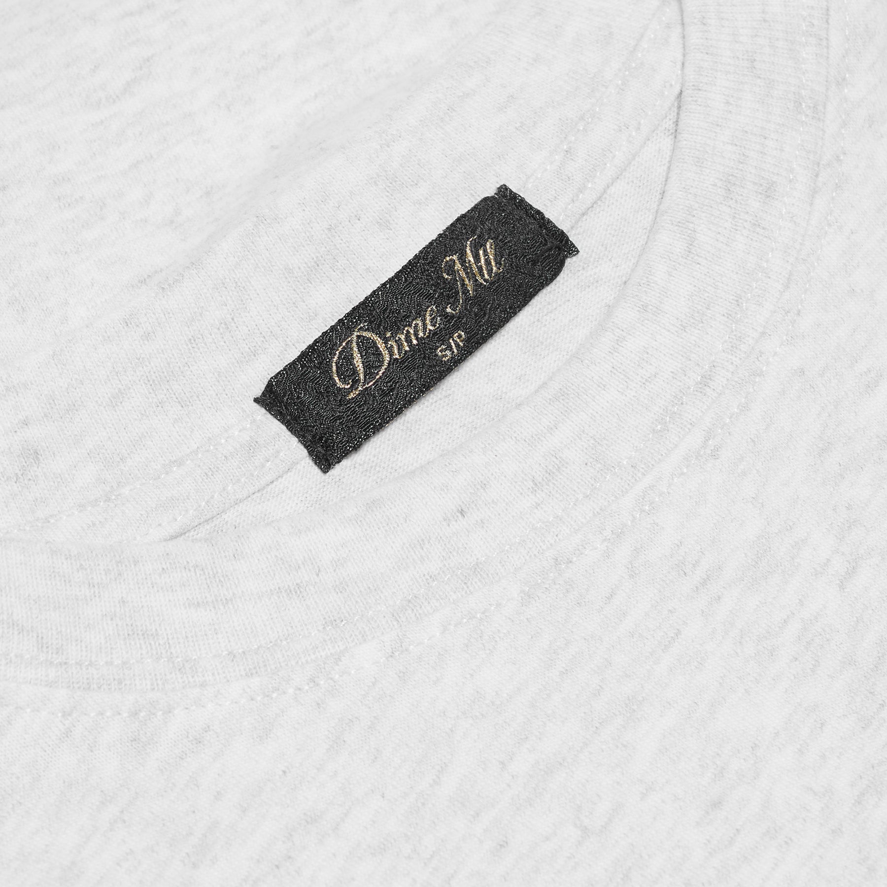 Dime Cursive Small Logo T-Shirt (Ash)