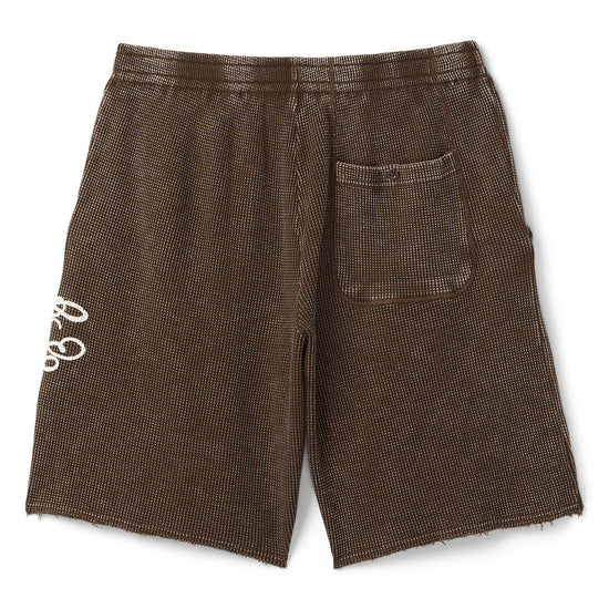 Dime Fighter Waffle Shorts (Brown Washed)