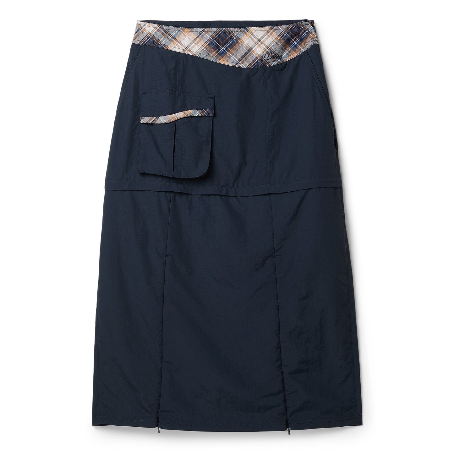 Dime Tech Skirt (Plaid Navy)