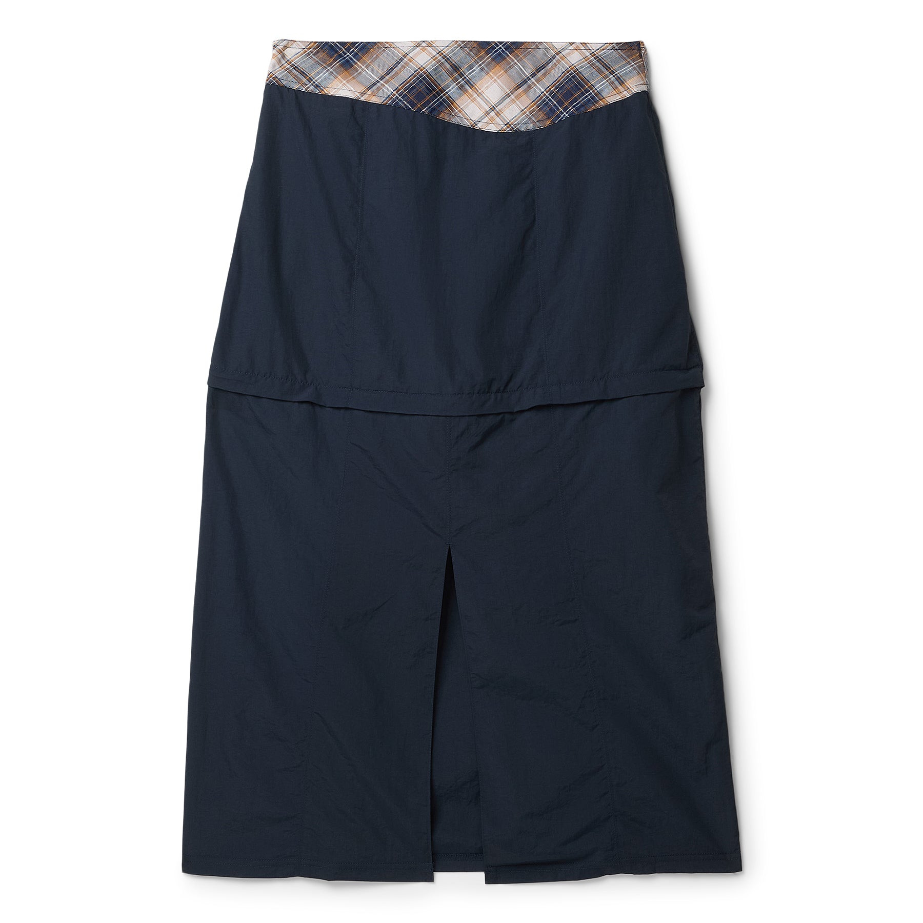 Dime Tech Skirt (Plaid Navy)