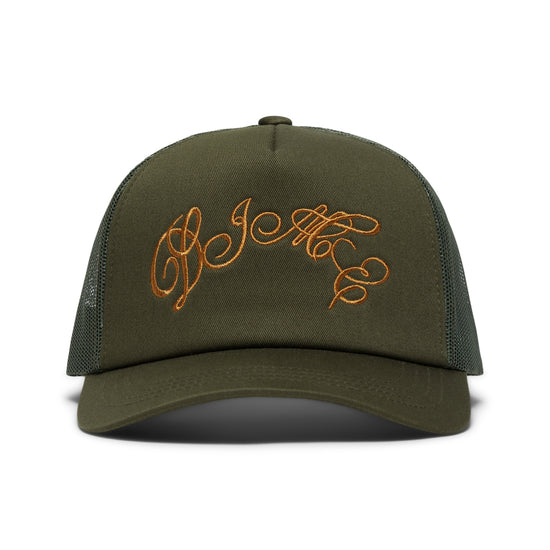 Dime Fighter Trucker Cap (Military Green)