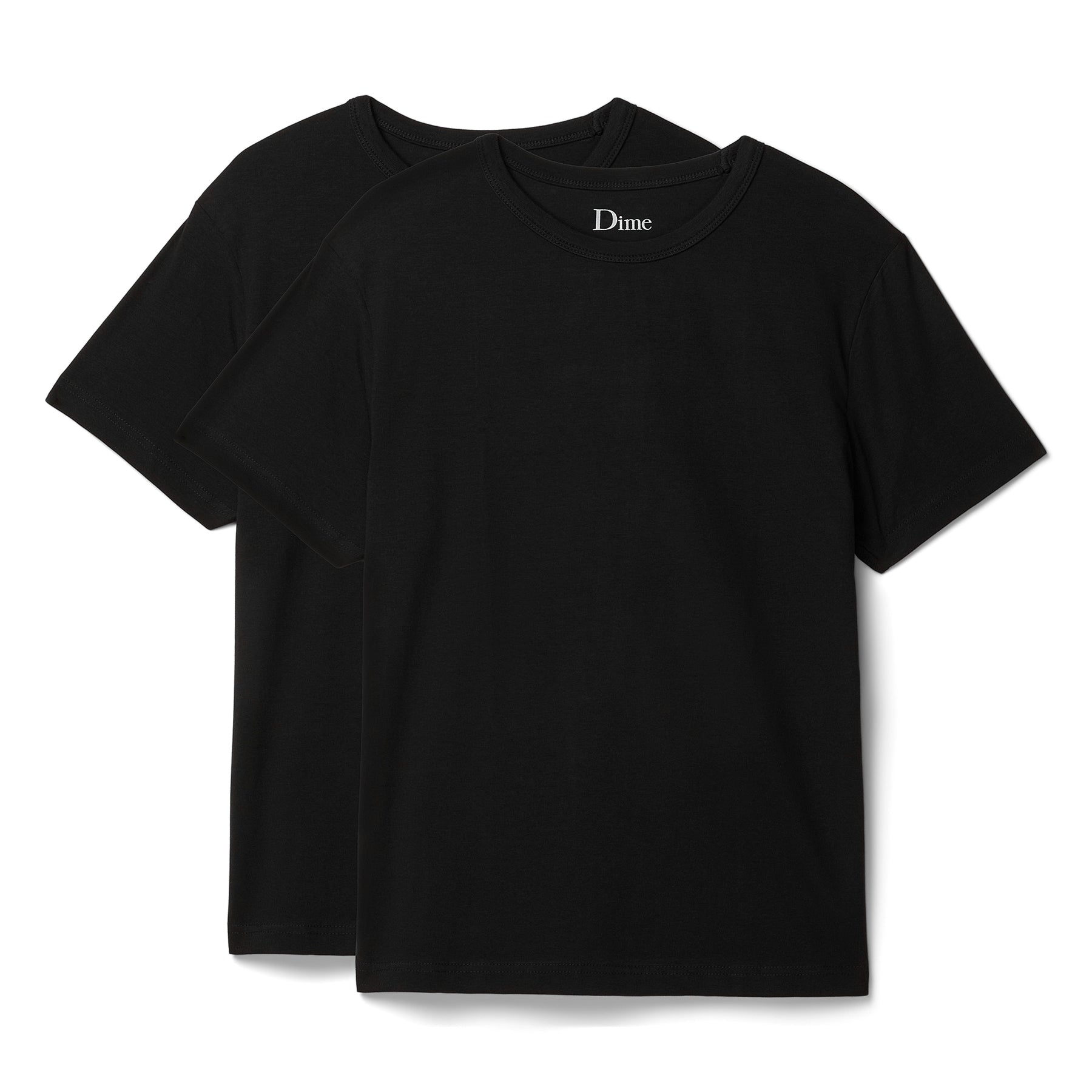 Dime Classic 2 Pack Undershirts (Black)