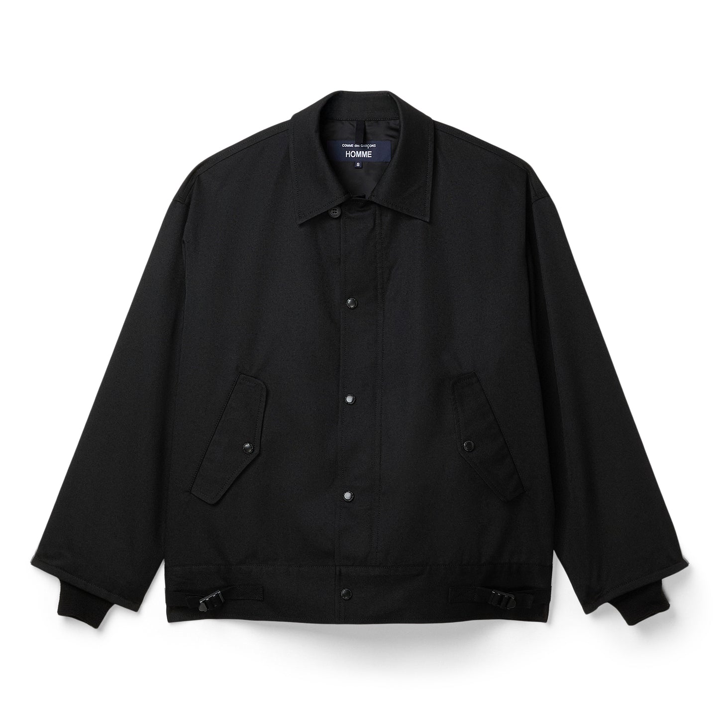 Comme des Garcons CDG Homme Wool Twill Jacket (Black)
