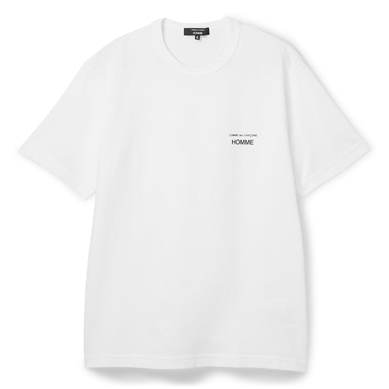 Comme des Garcons Homme Logo T-Shirt (White)