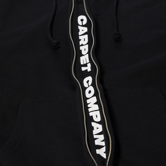 Carpet Company Fake Zip Up Hoodie (Black)