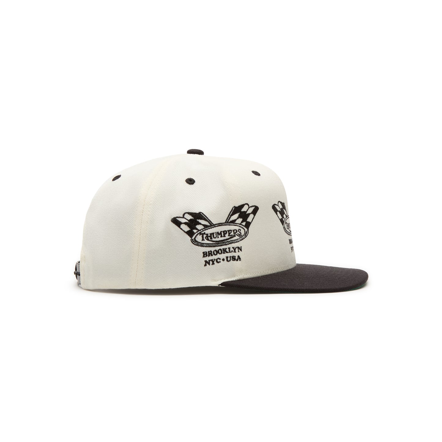 THUMPERS NYC Checked Flag 2 Tone Cap (Natural)