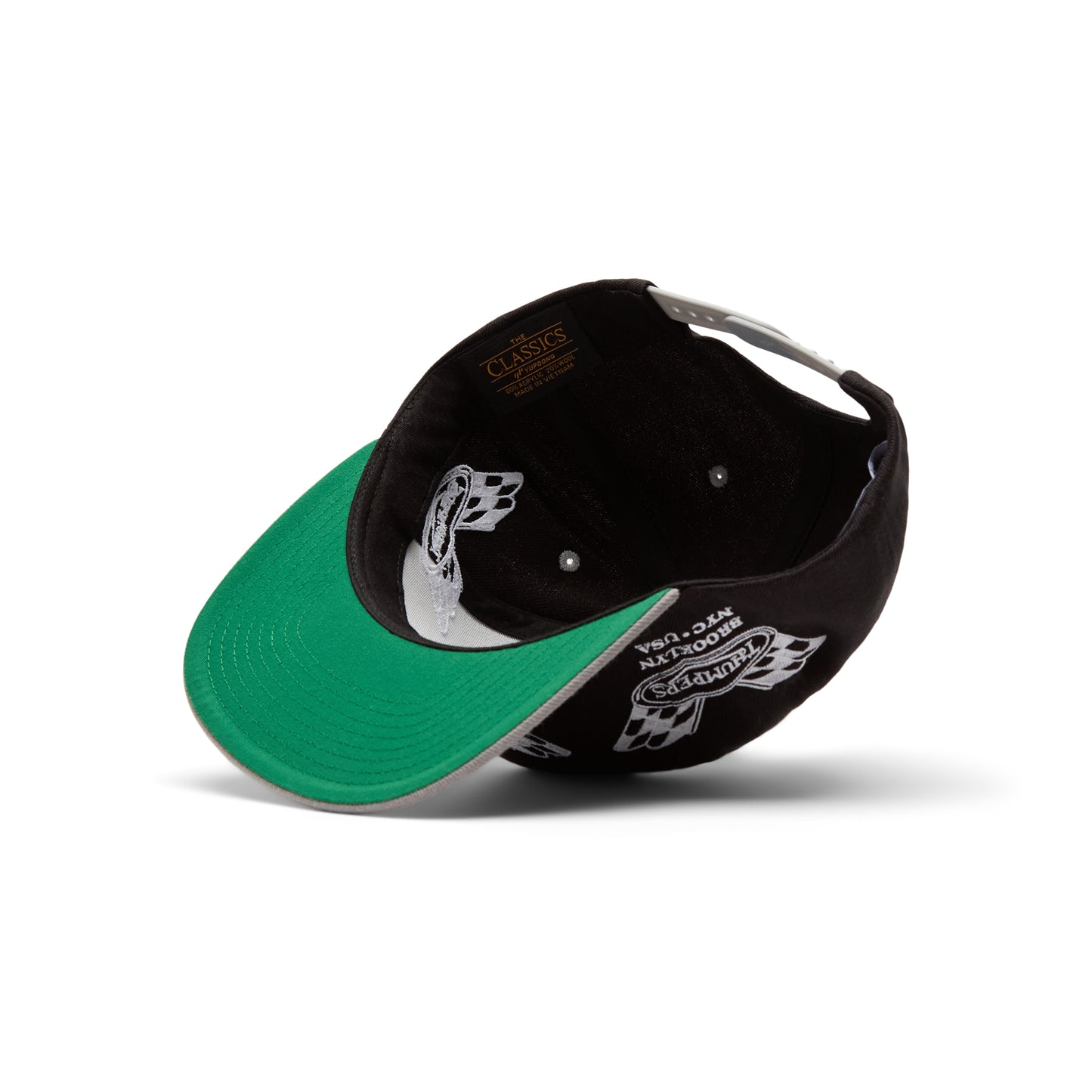 THUMPERS NYC Checked Flag 2 Tone Cap (Black)